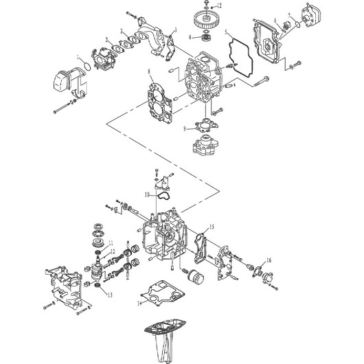 Ремкомплект Toyama F9.9BMS