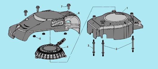 Детали стартера Champion G110VK/1