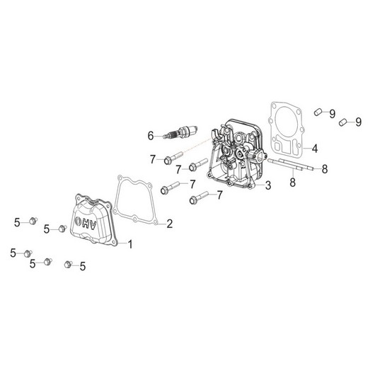 Головка цилиндра Champion G120-2VK/1
