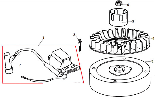 Магнето и маховик Champion G160VK