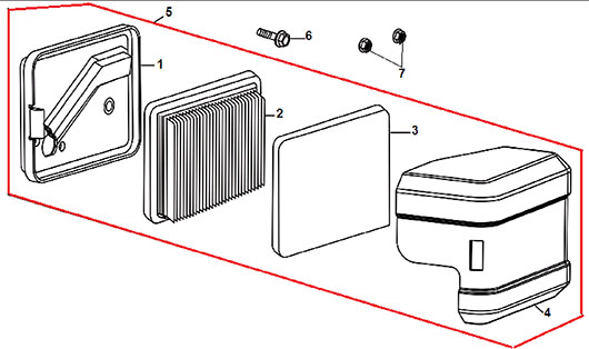 Воздушный фильтр Champion G160VK