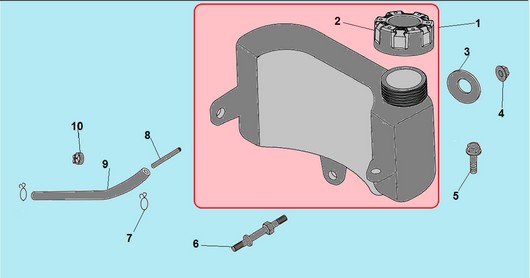 Детали топливного бака Champion G160/VK2