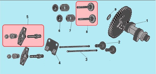 Клапанная система Champion G160/VK2