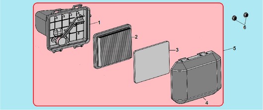 Воздушный фильтр Champion G160/VK2