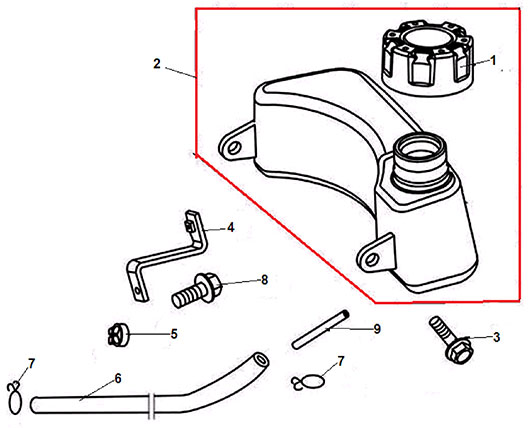 Топливный бак Champion G200VK