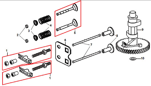 Клапанная система Champion G200VK