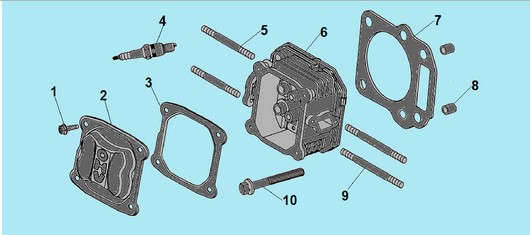 Головка цилиндра Champion G200VK/2