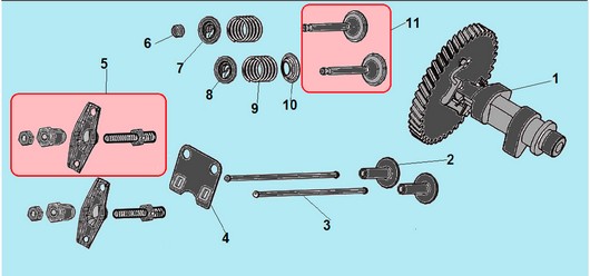 Клапанная система Champion G210HT