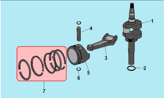 Детали поршневой группы Champion G225VK/2