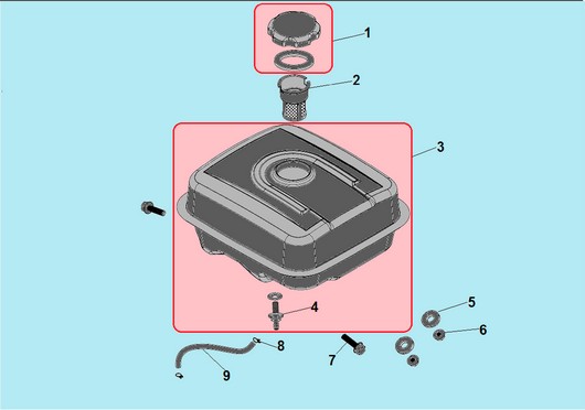 Топливный бак Champion G270-1HK