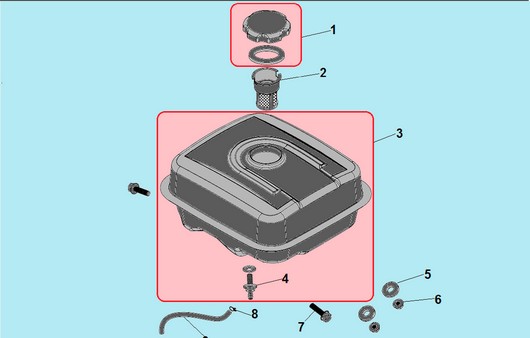 Топливный бак Champion G270HK