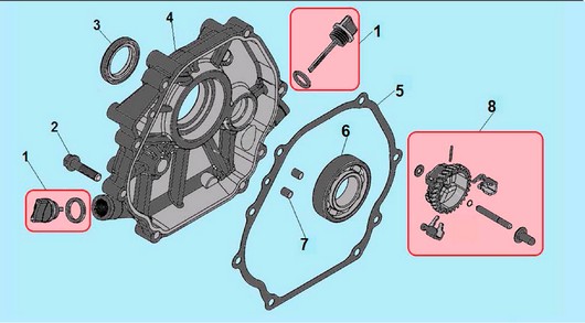 Крышка картера Champion G270-1HK