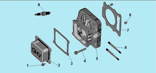 Головка цилиндра Champion G340VKE