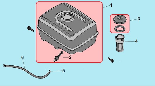 Топливный бак Champion G390-1HK