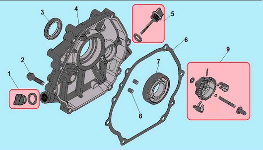 Крышка картера Champion G390-1HK
