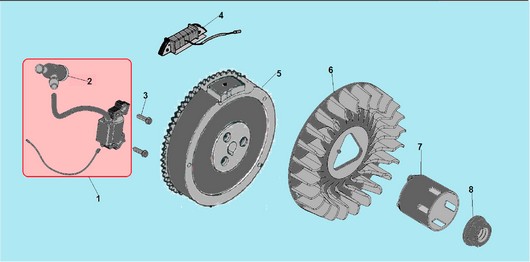Магнето и маховик Champion G390-1HKE