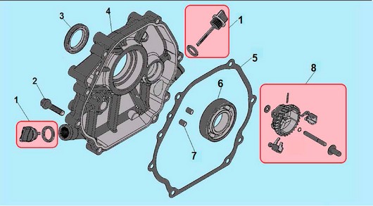 Крышка картера Champion G390HK