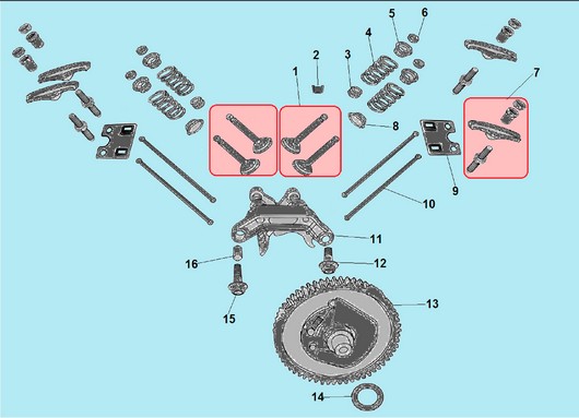 Детали клапанной системы Champion G680HKE