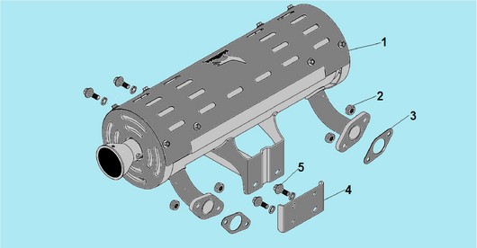 Глушитель Champion G760HKE