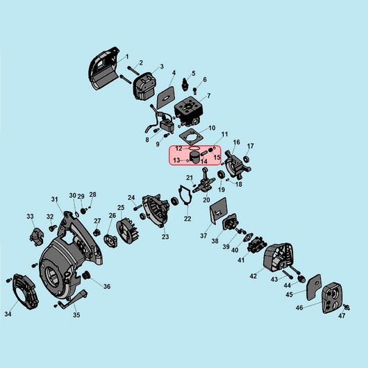 Детали двигателя Champion GB227