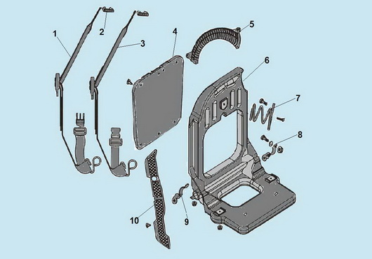 Рама и ремни Champion GBR376