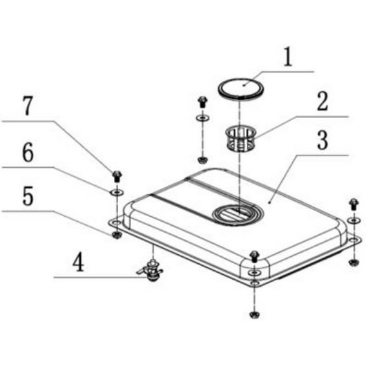 Бак топливный Champion GG1000