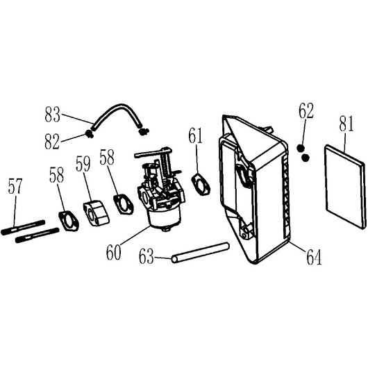 Воздушный фильтр Champion GG1000