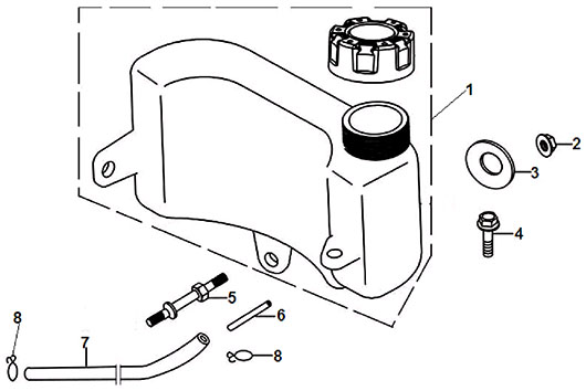 Топливный бак Champion GG2200