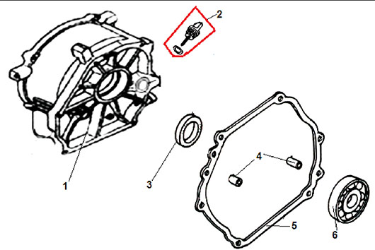 Крышка картера Champion GG3000