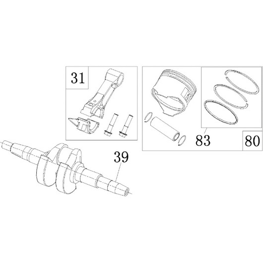 Коленвал Champion GG3200