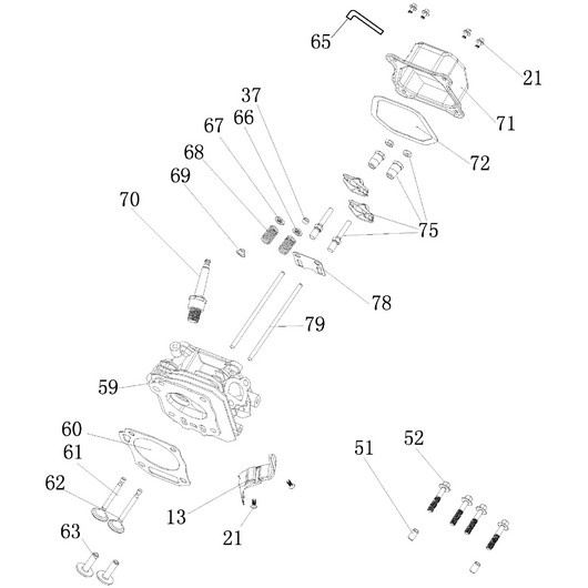 Головка цилиндра Champion GG3200EW