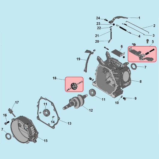 Картер и коленвал Champion GG3301 до 2019г.