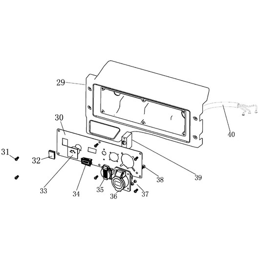 Панель управления Champion GG5000