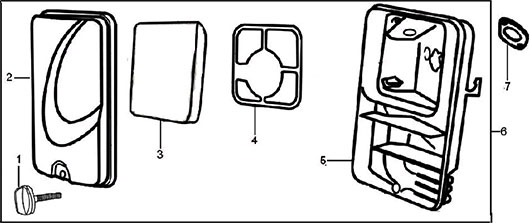 Воздушный фильтр бензогенератора Champion GG8000E