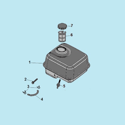 Топливный бак Champion GP55