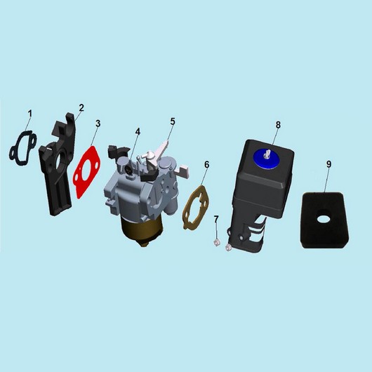 Карбюратор и воздушный фильтр Champion GP80