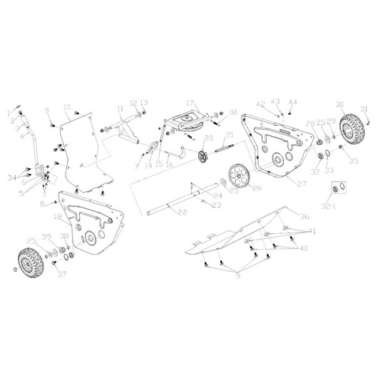 Привод колес Champion GS50100 после 2021г