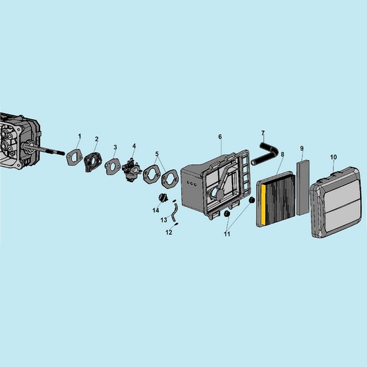 Карбюратор и воздушный фильтр Champion GS5080 до 2020г