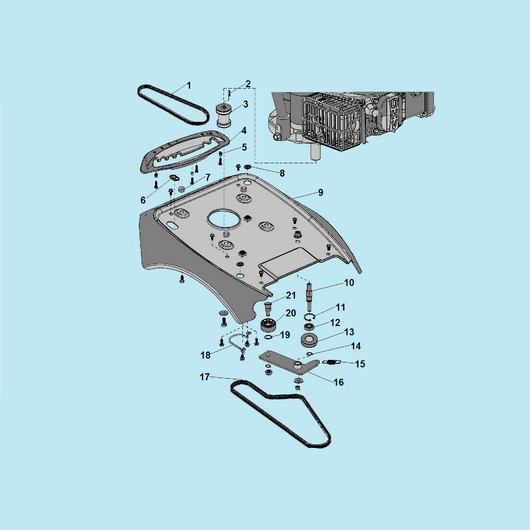 Ремни и шкивы Champion GS5080 до 2020г