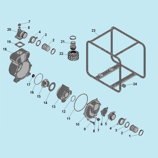 Корпус и рама Champion GTP80H