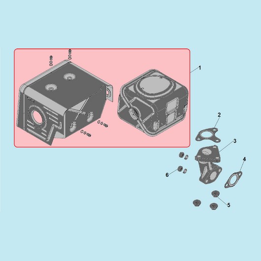 Глушитель Champion GTP80H