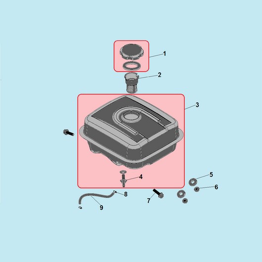 Топливный бак Champion GTP80H