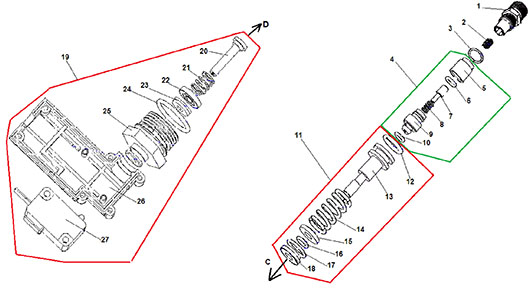 Детали инжектора Champion HP2140