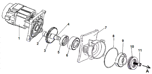 Двигатель и насос Champion HP6250