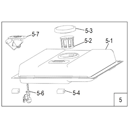 Топливный бак Champion IGG3200