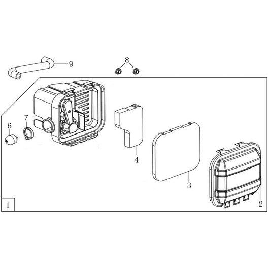 Корпус воздушного фильтра Champion LM4122