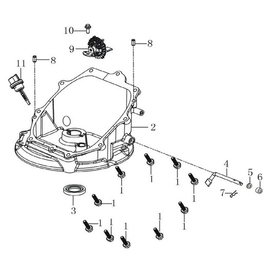 Крышка картера Champion LM4122
