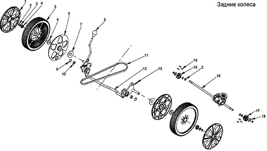 Задние колёса Champion LM4626
