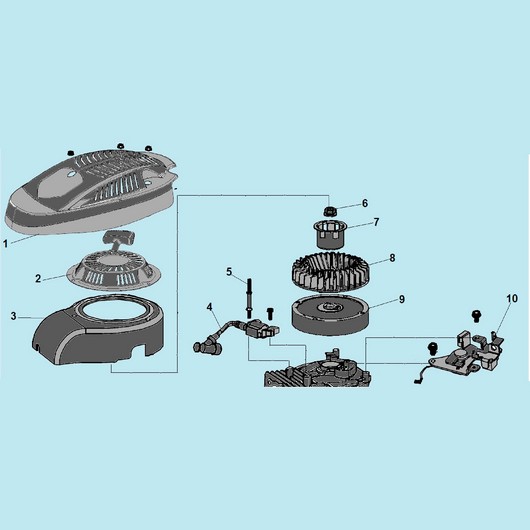 Стартер и маховик Champion LM4840