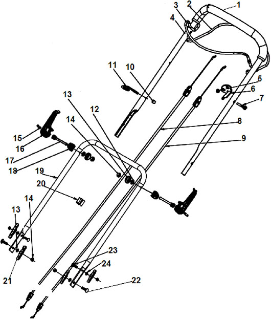 Рукоятки управления Champion LM5130